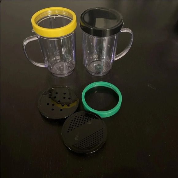 Original Magic Bullet Deluxe Replacement Parts, Party, Mugs, Lip Rings New - Picture 6 of 8